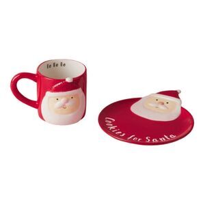 MAGENTA
2pc Ceramic Santa Mug And Plate Set